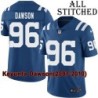 Blue Home Embroidered Keyunta Dawson Indianapolis Colts #96 Stitched Jersey