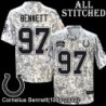 Camo Embroidered Cornelius Bennett Indianapolis Colts #97 Stitched Jersey