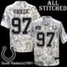 Camo Embroidered Scott Radecic Indianapolis Colts #97 Stitched Jersey