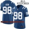 Blue Home Embroidered McTelvin Agim Indianapolis Colts #98 Stitched Jersey