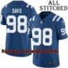 Blue Home Embroidered Raekwon Davis Indianapolis Colts #98 Stitched Jersey