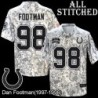 Camo Embroidered Dan Footman Indianapolis Colts #98 Stitched Jersey