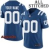 Blue Home Customized Embroidered Indianapolis Colts Custom Jersey Stitched ANY PATCH