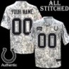 Camo Customized Embroidered Indianapolis Colts Custom Jersey Stitched ANY PATCH