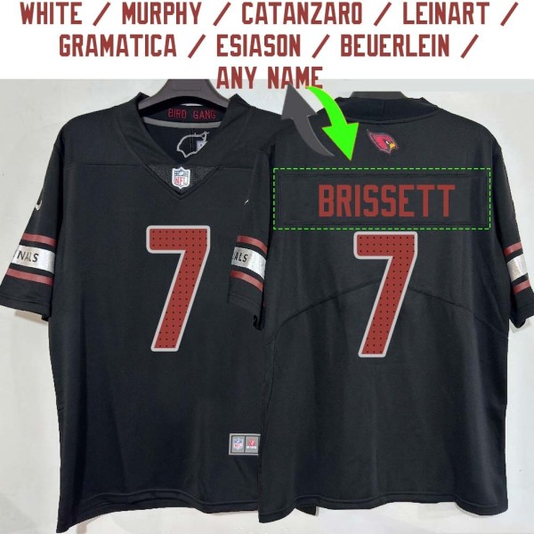 Arizona Cardinals #7 Jersey: Jacoby Brissett / Matt Leinart / Boomer Esiason & More