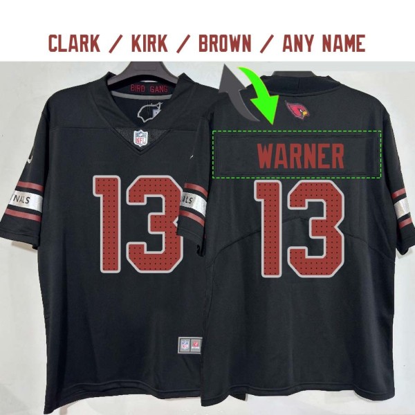 Arizona Cardinals #13 Jersey: Kei'Trel Clark / Kurt Warner / Don Maynard & More