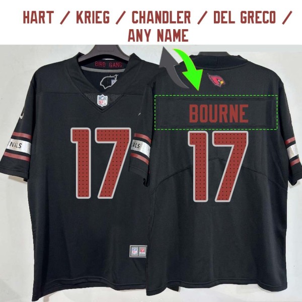 Arizona Cardinals #17 Jersey: Kendrick Bourne / Jim Hart & More
