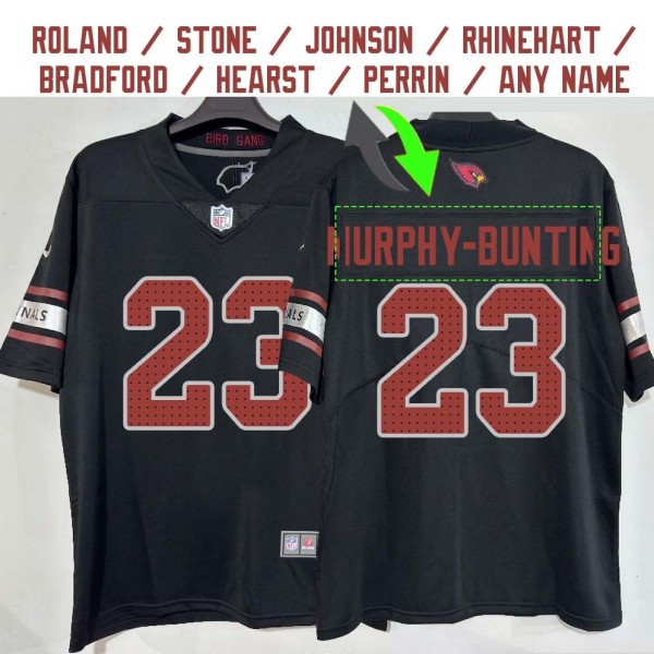 Arizona Cardinals #23 Jersey: Sean Murphy-Bunting / Johnny Roland / Adrian Peterson / Chris Johnson & More