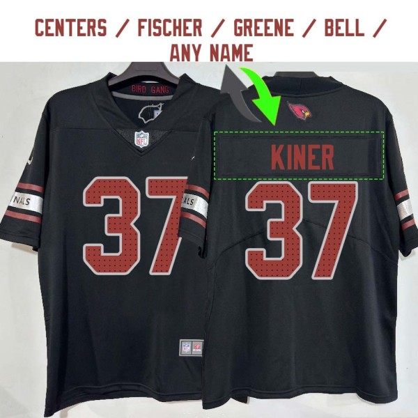 Arizona Cardinals #37 Jersey: Corey Kiner / Larry Centers / Pat Fischer & More