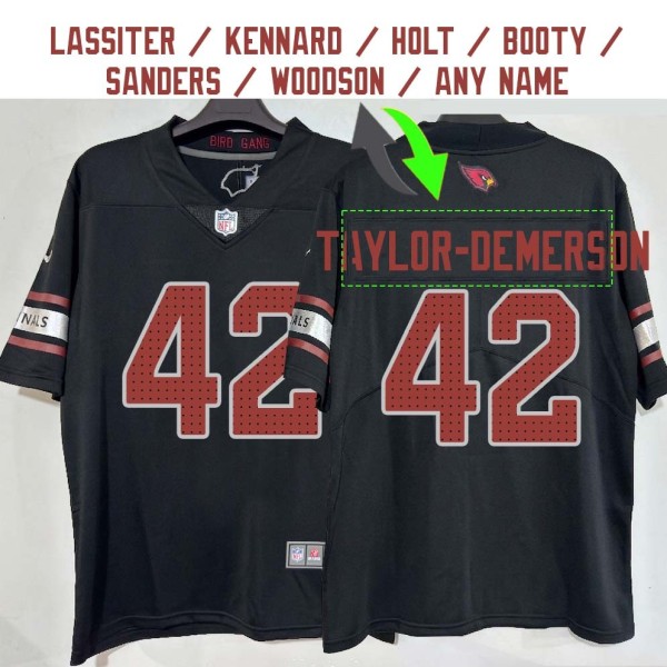Arizona Cardinals #42 Jersey: Dadrion Taylor-Demerson / Kwamie Lassiter & More