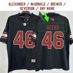Arizona Cardinals #46 Jersey: Jameson Geers / Tim McDonald / Brent Alexander & More