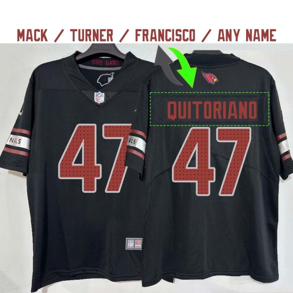 Arizona Cardinals #47 Jersey: Teagan Quitoriano / Cedric Mack & More