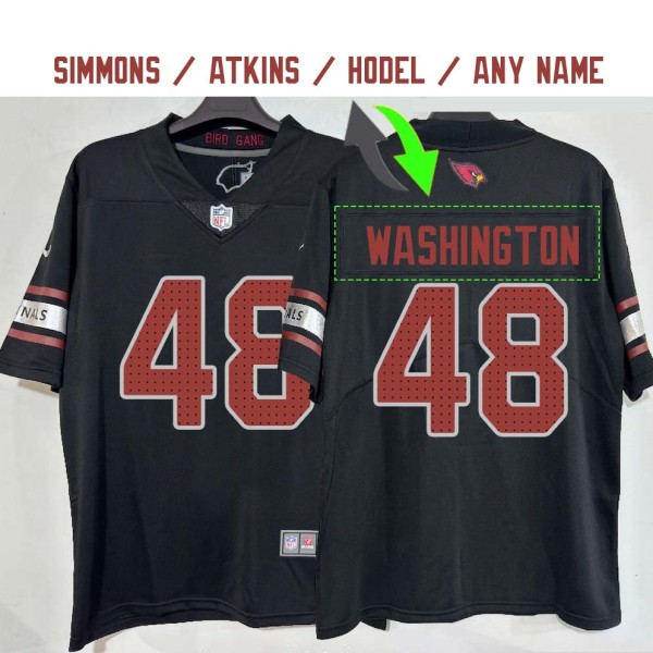 Arizona Cardinals #48 Jersey: Eugene Asante / Shawn Bowman / Lionel Washington & More