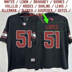 Arizona Cardinals #51 Jersey: Roy Lopez & More