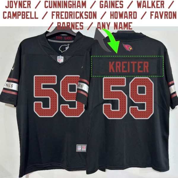 Arizona Cardinals #59 Jersey: Casey Kreiter / Seth Joyner & More