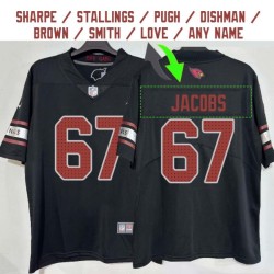 Arizona Cardinals #67 Jersey: Demontrey Jacobs / Luis Sharpe / Larry Stallings & More