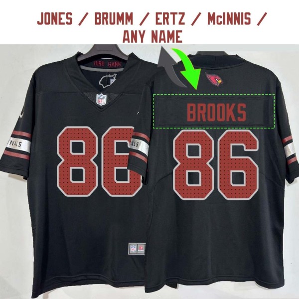 Arizona Cardinals #86 Jersey: Jalen Brooks / Ernie Jones / Don Brumm & More