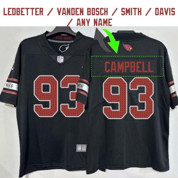 Arizona Cardinals #93 Jersey: Cam Horsley / Calais Campbell & More