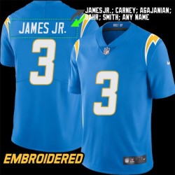 Los Angeles Chargers #3 Jersey: Derwin James Jr. / John Carney & More
