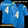 Los Angeles Chargers #4 Jersey: Jim Harbaugh / Michael Badgley & More