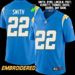 Los Angeles Chargers #22 Jersey: Genesis Smith / Gill Byrd & More