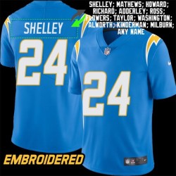 Los Angeles Chargers #24 Jersey: Rodney Shelley / Ryan Mathews & More
