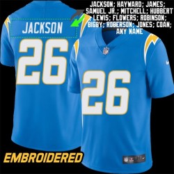 Los Angeles Chargers #26 Jersey: Donte Jackson / Casey Hayward & More