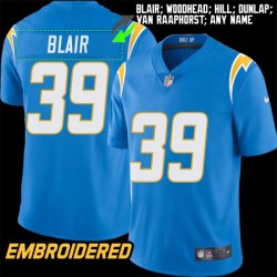 Los Angeles Chargers #39 Jersey: George Blair / Danny Woodhead & More