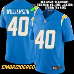 Los Angeles Chargers #40 Jersey: Kendall Williamson / Joe Beauchamp & More