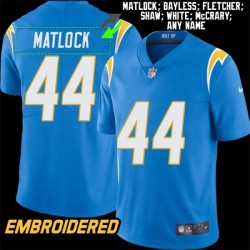 Los Angeles Chargers #44 Jersey: Scott Matlock / Martin Bayless & More