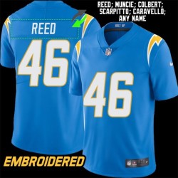 Los Angeles Chargers #46 Jersey: Nikko Reed / Chuck Muncie & More