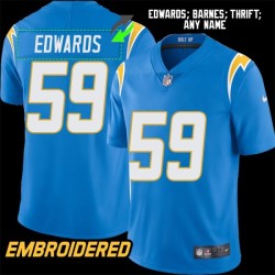 Los Angeles Chargers #59 Jersey: Donnie Edwards / Pete Barnes & More