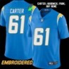 Los Angeles Chargers #61 Jersey: Jahmeer Carter / Nick Hardwick & More