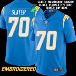 Los Angeles Chargers #70 Jersey: Rashawn Slater / Russ Washington & More