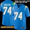 Los Angeles Chargers #74 Jersey: Kayode Awosika / Ron Mix & More