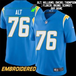 Los Angeles Chargers #76 Jersey: Joe Alt / Jamal Williams & More