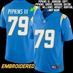 Los Angeles Chargers #79 Jersey: Trey Pipkins III / Gary Johnson & More
