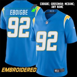 Los Angeles Chargers #92 Jersey: Justin Eboigbe / Burt Grossman & More