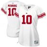 [Field Flirt Fashion I] MANNING NY-Giant #10 Womens Football Jersey - Eli Manning Womens Football Jersey (White)_Free Shipping