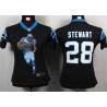 [Portrait Fashion] STEWART Carolina #28 Womens Football Jersey - Jonathan Stewart Womens Football Jersey (Black)_Free Shipping