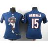 [Portrait Fashion] MARSHALL Chicago #15 Womens Football Jersey - Brandon Marshall Womens Football Jersey (Blue)_Free Shipping