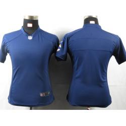 [Portrait Fashion] Chicago Womens Football Jersey - Womens Football Jersey (Blue,Blank)_Free Shipping