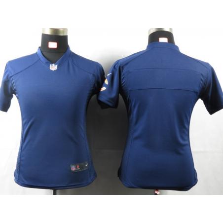 [Portrait Fashion] Chicago Womens Football Jersey - Womens Football Jersey (Blue,Blank)_Free Shipping