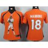 [Portrait Fashion] MANNING Denver #18 Womens Football Jersey - Peyton Manning Womens Football Jersey (Orange)_Free Shipping