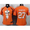 [Portrait Fashion] ATWATER Denver #27 Womens Football Jersey - Steve Atwater Womens Football Jersey (Orange)_Free Shipping