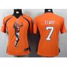 [Portrait Fashion] ELWAY Denver #7 Womens Football Jersey - John Elway Womens Football Jersey (Orange)_Free Shipping
