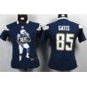 [Portrait Fashion] GATES San Diego #85 Womens Football Jersey - Antonio Gates Womens Football Jersey (Navy Blue)_Free Shipping