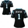 [Rbk Team Jersey] NEWTON Carolina #1 Womens Football Jersey - Cam Newton Womens Football Jersey (Black)_Free Shipping