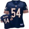 [Rbk Team Jersey] URLACHER Chicago #54 Womens Football Jersey - Brian Urlacher Womens Football Jersey (Blue)_Free Shipping