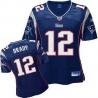 [Rbk Team Jersey] BRADY New England #12 Womens Football Jersey - Tom Brady Womens Football Jersey (Blue)_Free Shipping